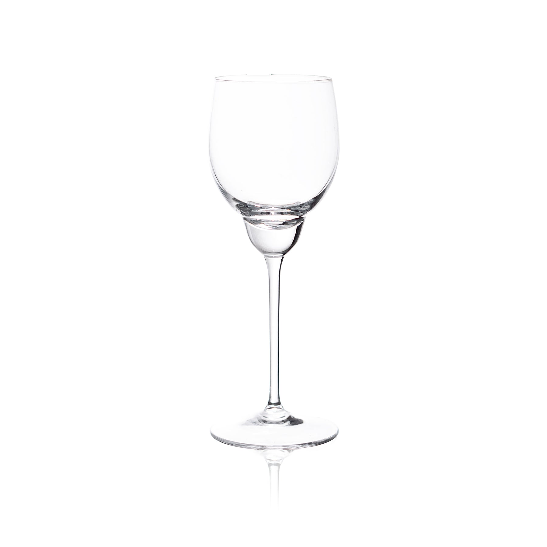 Shadows in Crystal Wine Glass