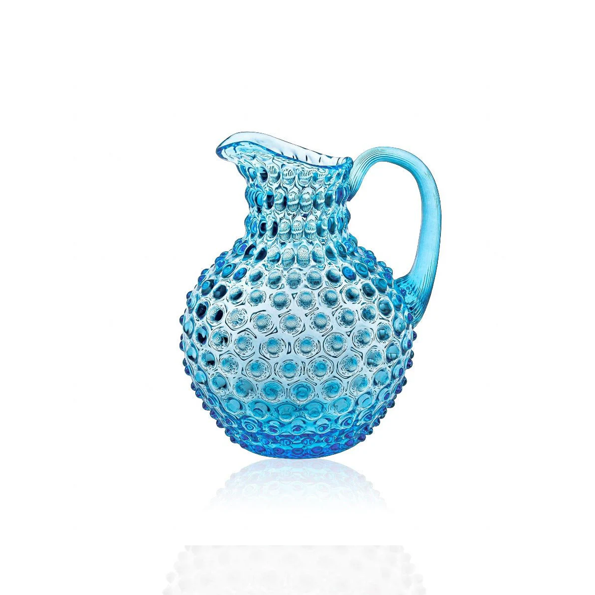 Azure Hobnail Jug