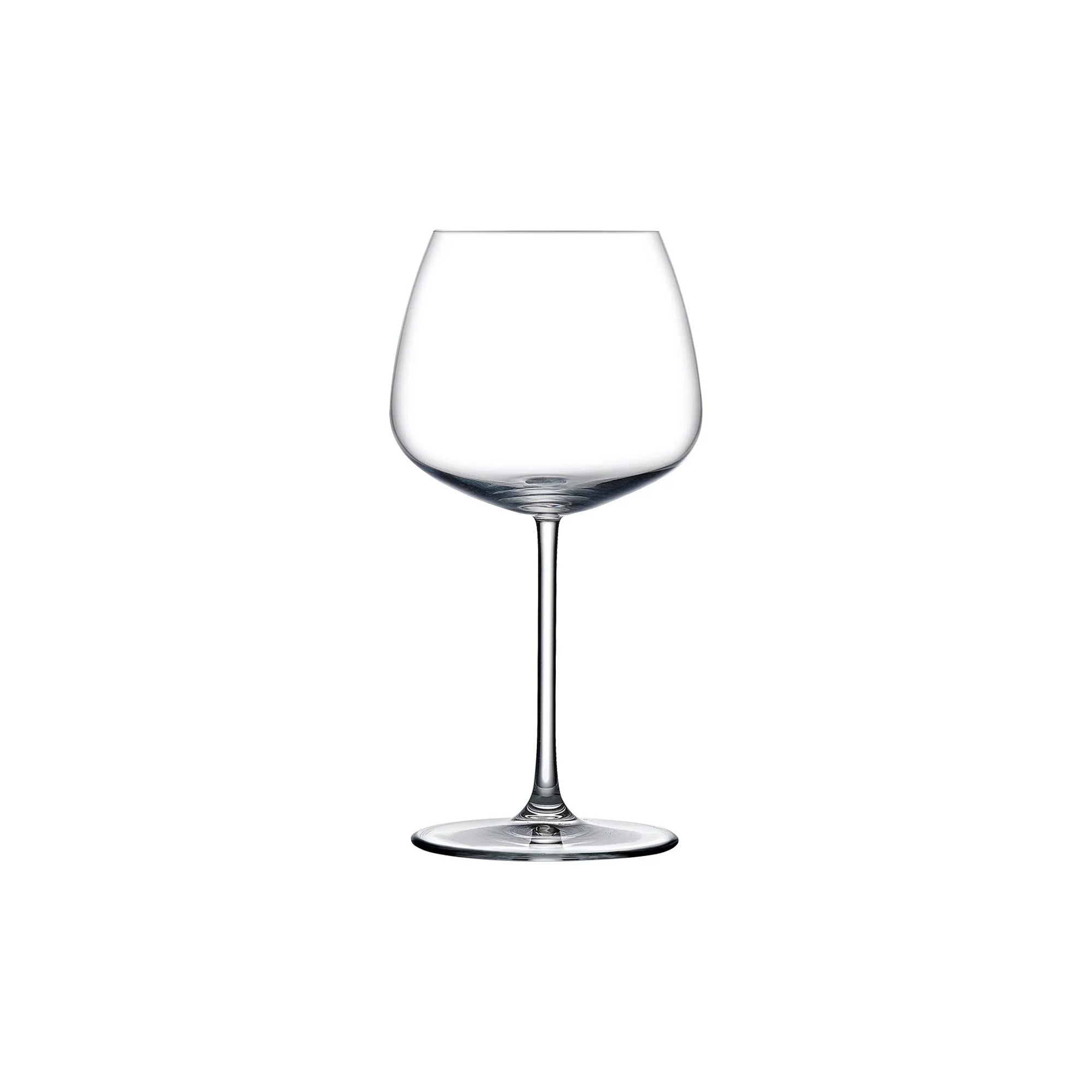 Fantasy Set of Two Tall White Wine Glasses