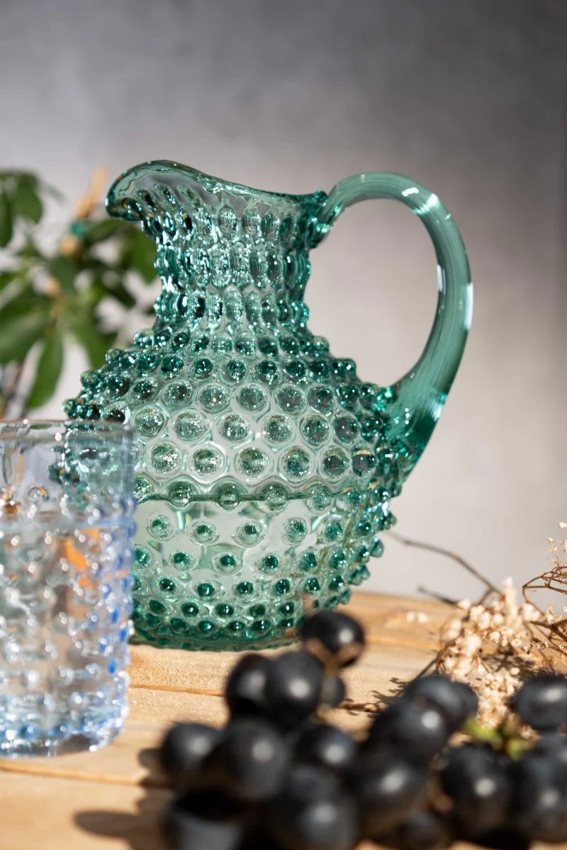 Beryl Hobnail Jug