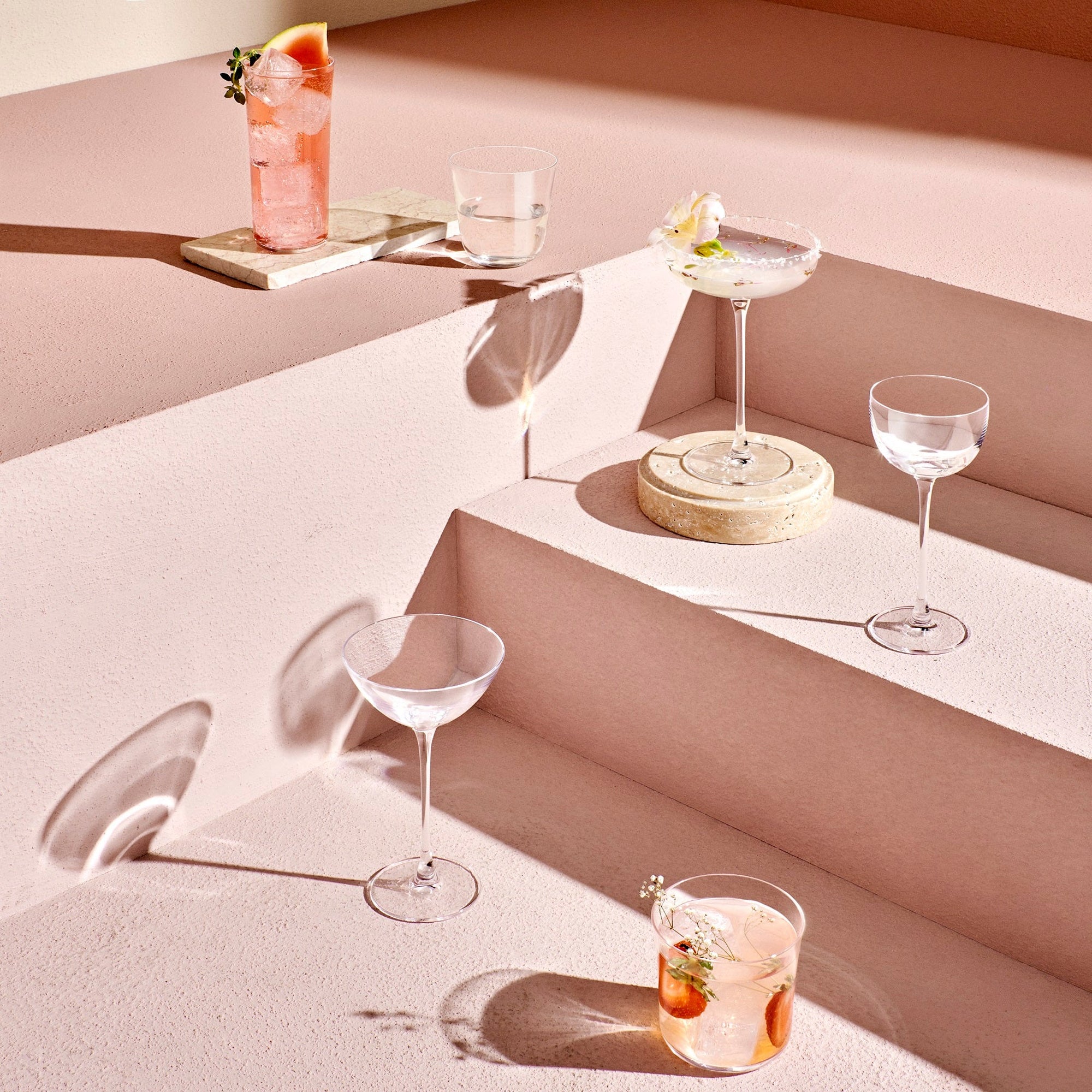 Savage Double Coupetini Glass Set