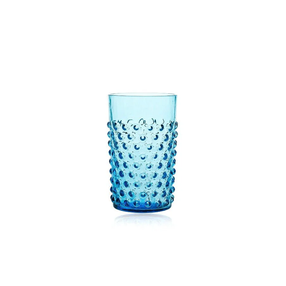 Azure Hobnail Glass Set
