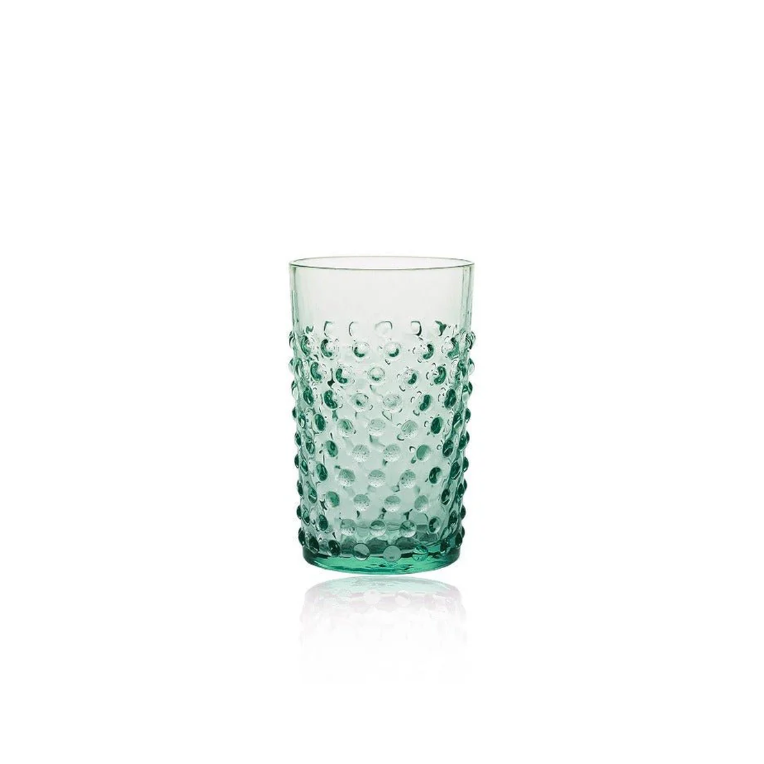 Beryl Hobnail Glass Set