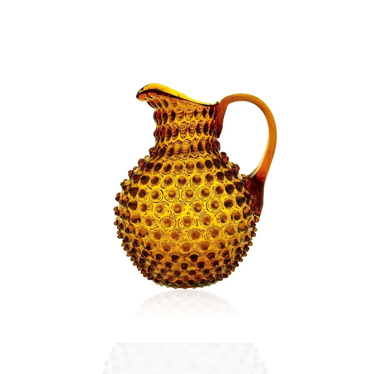 Amber Hobnail Sürahi